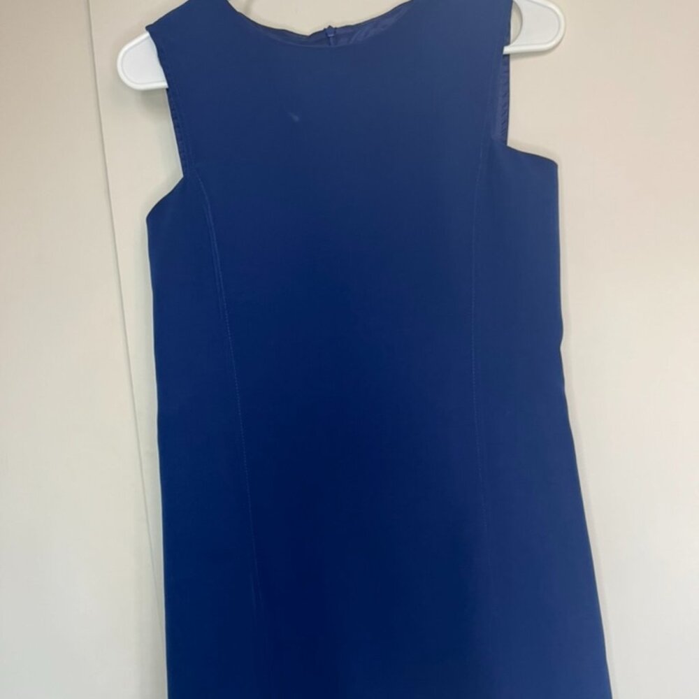 Lands' End Royal Blue Midi Sleeveless Dress - Size 4
